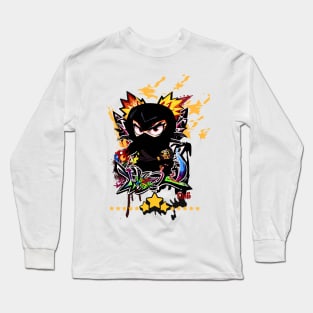 Graffiti Star Ninja Long Sleeve T-Shirt